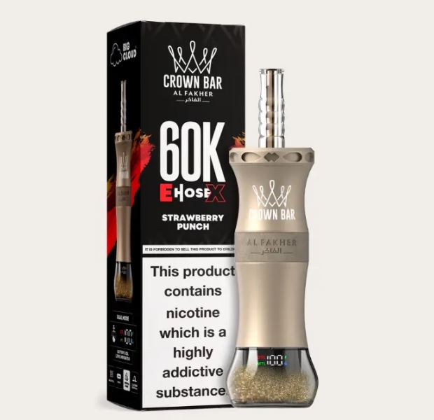 Al Fakher - E-Hose X Rechargeable Disposable Vape 60,000 Puffs Vape Delivery Ruwais RAK UAE KSA