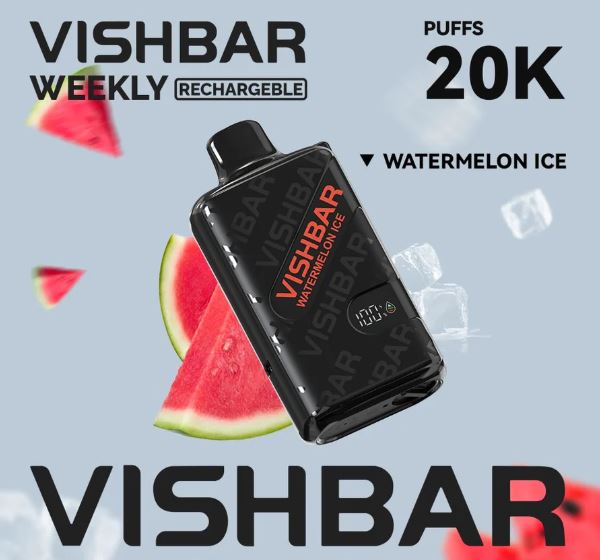 Vishbar Weekly Rechargeable Disposable Vape (20,000 Puffs) Vape Same Day Delivery Abu Dhabi
