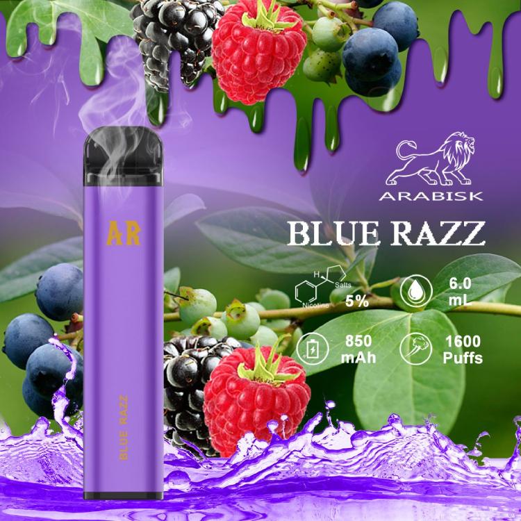 ARABISK AR DISPOSABLE VAPE PEN 1600 PUFFS ABUDHABI DUBAI KSA