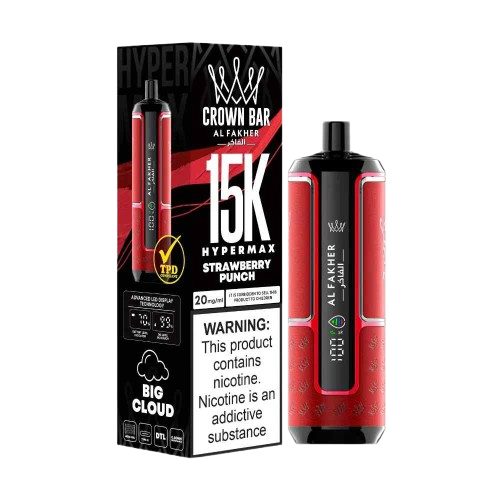 Al Fakher - Crown Bar Hypermax Disposable Vape (15,000 Puffs) vape online discount ras al khaimah KSA