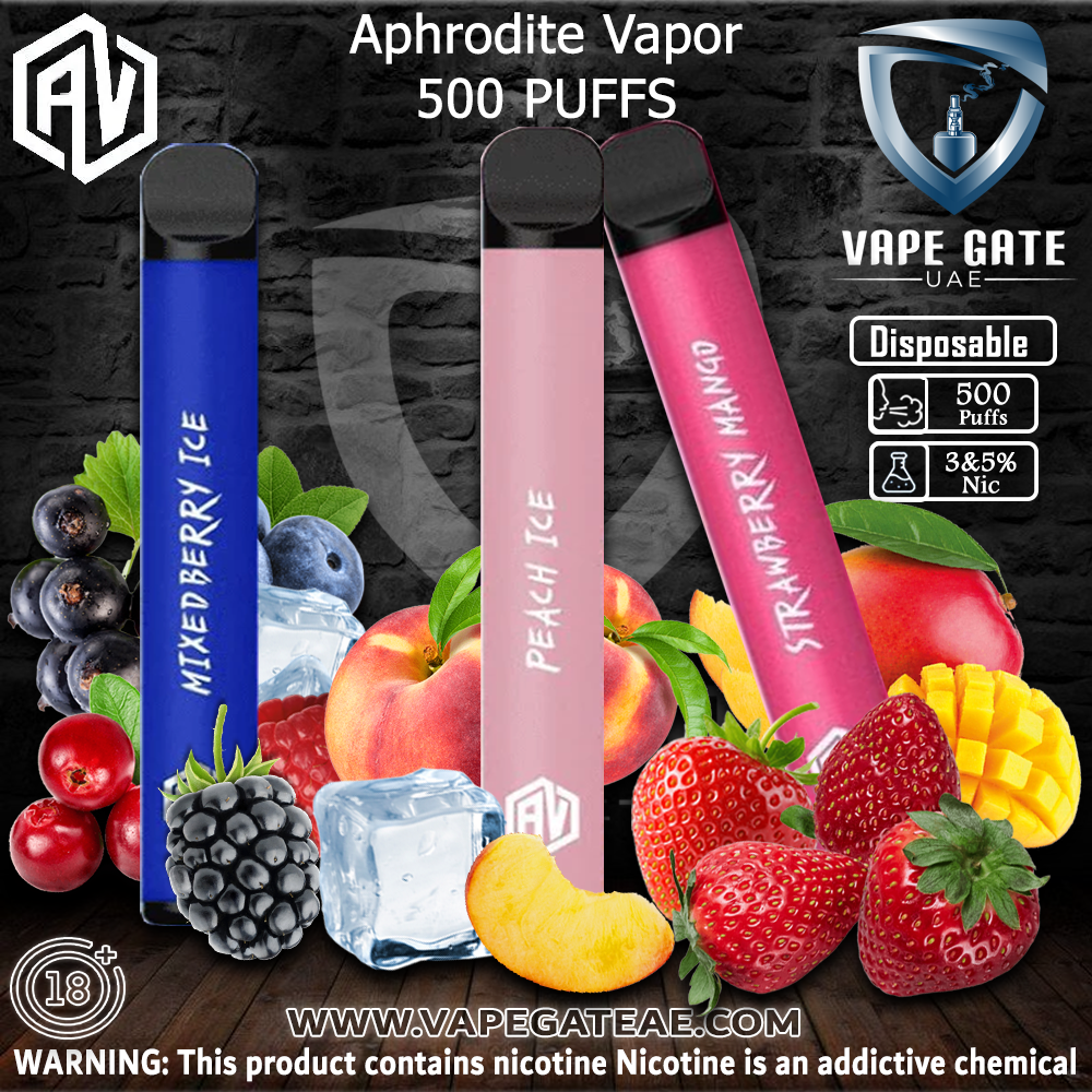 Aphrodite Vapor Disposable Pod Device (30mg) - Pods - UAE - KSA - Abu Dhabi - Dubai - RAK 1
