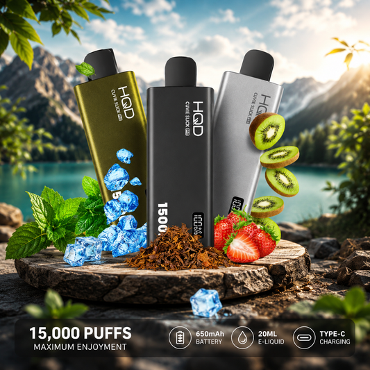 HQD Cuvie Slick Pro Disposables Vape (15,000 Puffs) Vape Offer Dubai Abu Dhabi KSA UAE