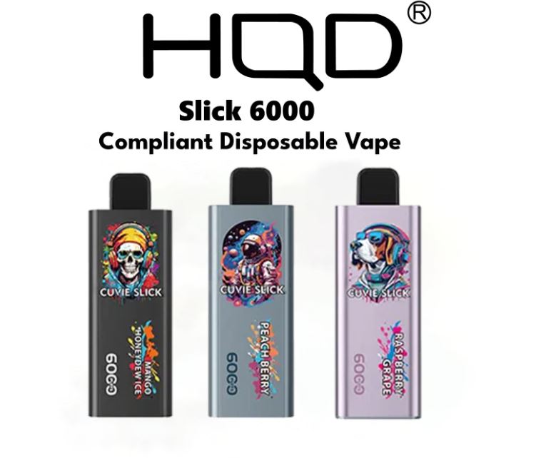 HQD Cuvie Slick Australian Version Disposables Vape (6,000 Puffs) same day delivery abu dhabi