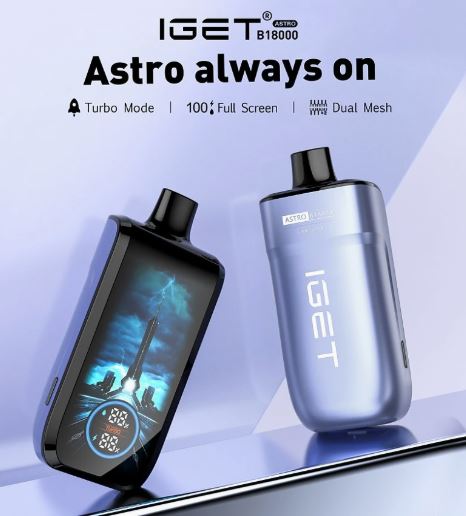 Iget Astro B18000 Disposable Vape (18,000 Puffs) VAPE SAME DAY DELIVERY ABU DHABI