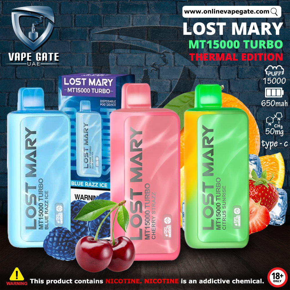 Lost Mary MT15000 Turbo Disposable Vape Best Vape Online in Ruwais 2025
