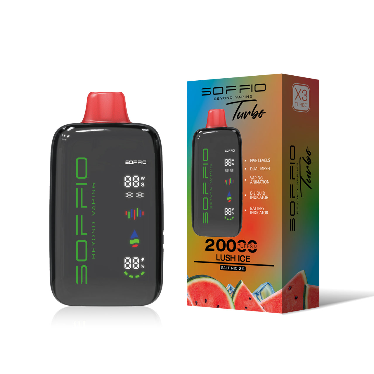  Soffio Turbo Disposable Vape (20,000 Puffs) Vape Best Seller 2025