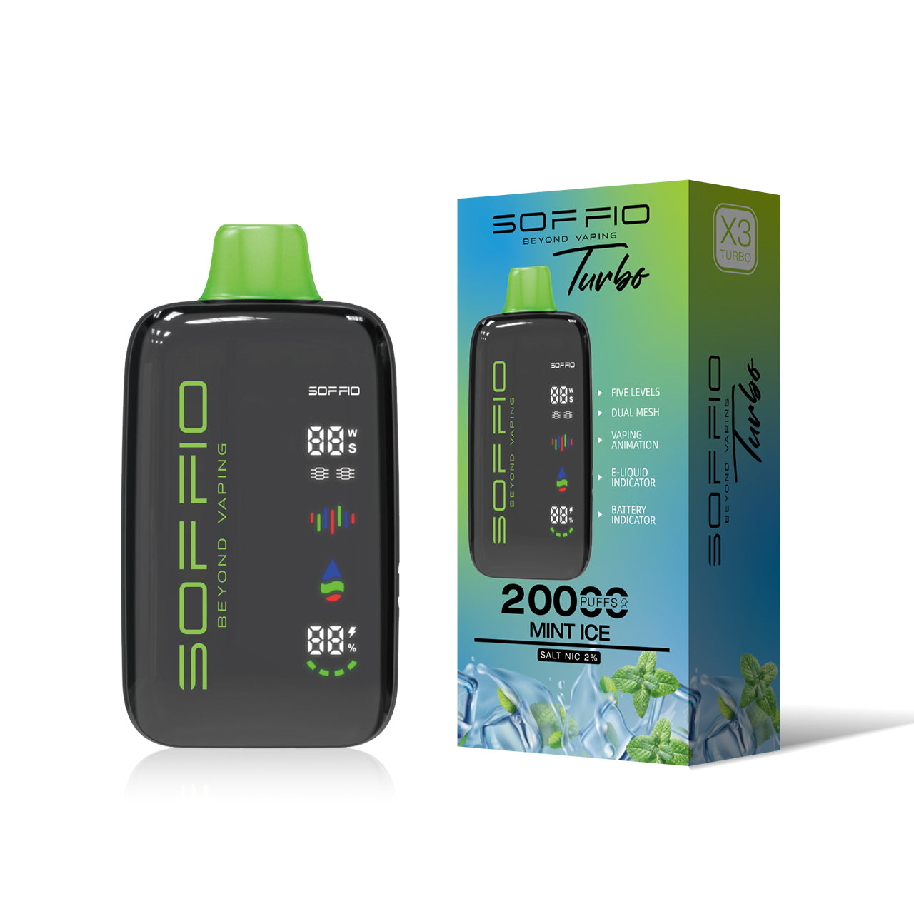 Soffio Turbo Disposable Vape (20,000 Puffs) Vape Offer Sharjah