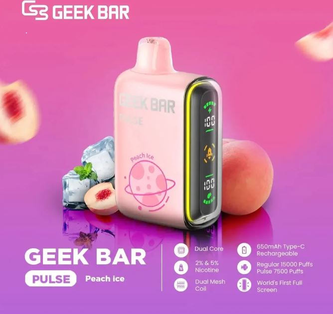 GEEK BAR PULSE DISPOSABLE VAPES (15,000 PUFFS) VAPE DUBAI ABU DHABI SHARJAH FUJAIRAH AJMAN KSA