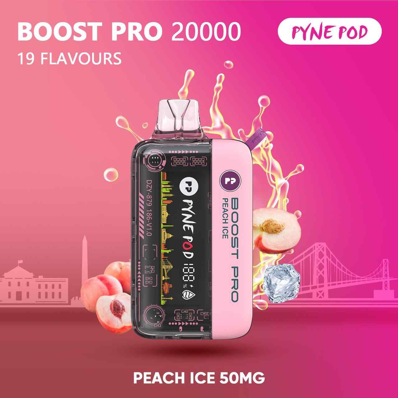 Pyne Pod Boost Pro - Rechargeable Disposable Vape offer delivery ras al khaimah