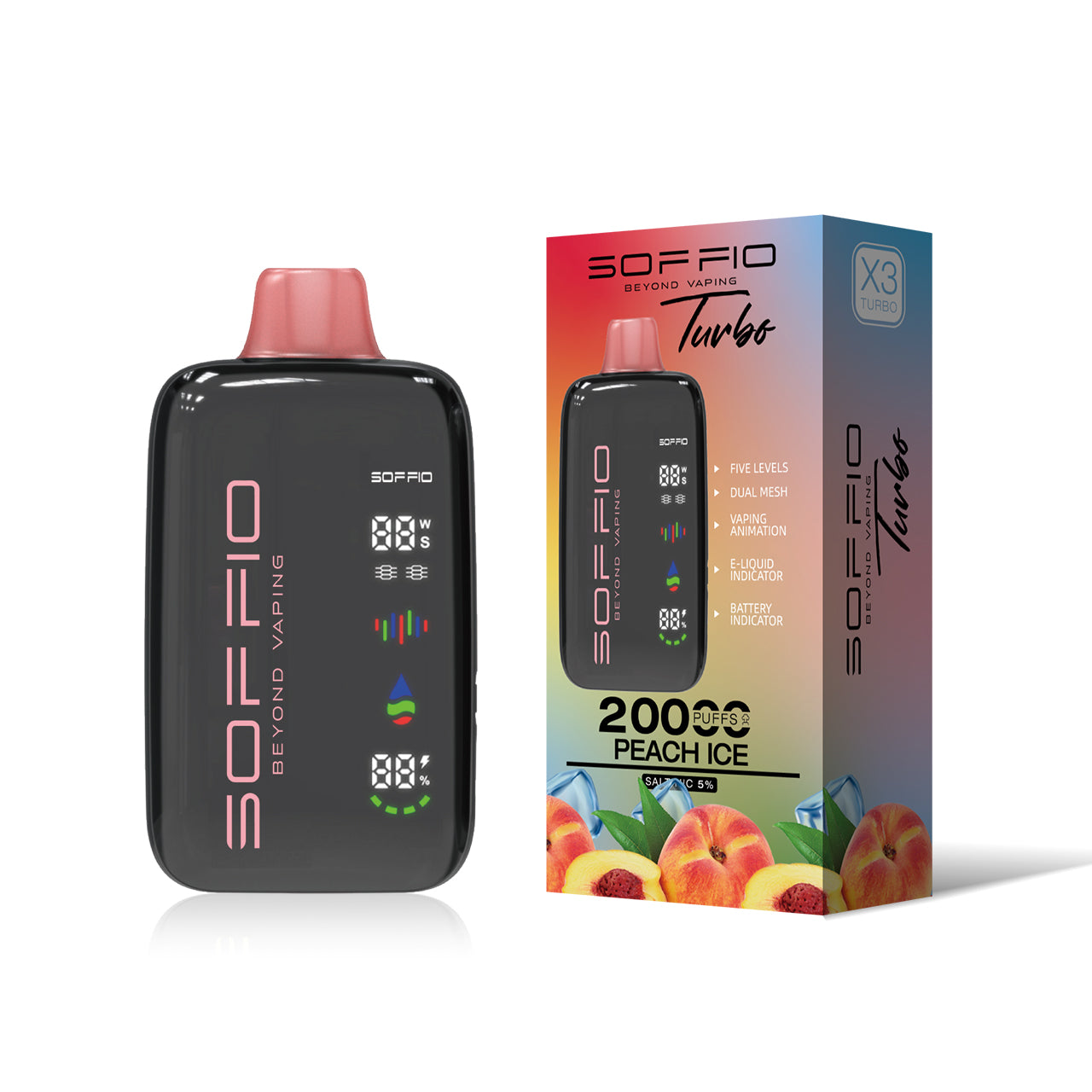 Soffio Turbo Disposable Vape (20,000 Puffs) Vape Dubai Dutyfree