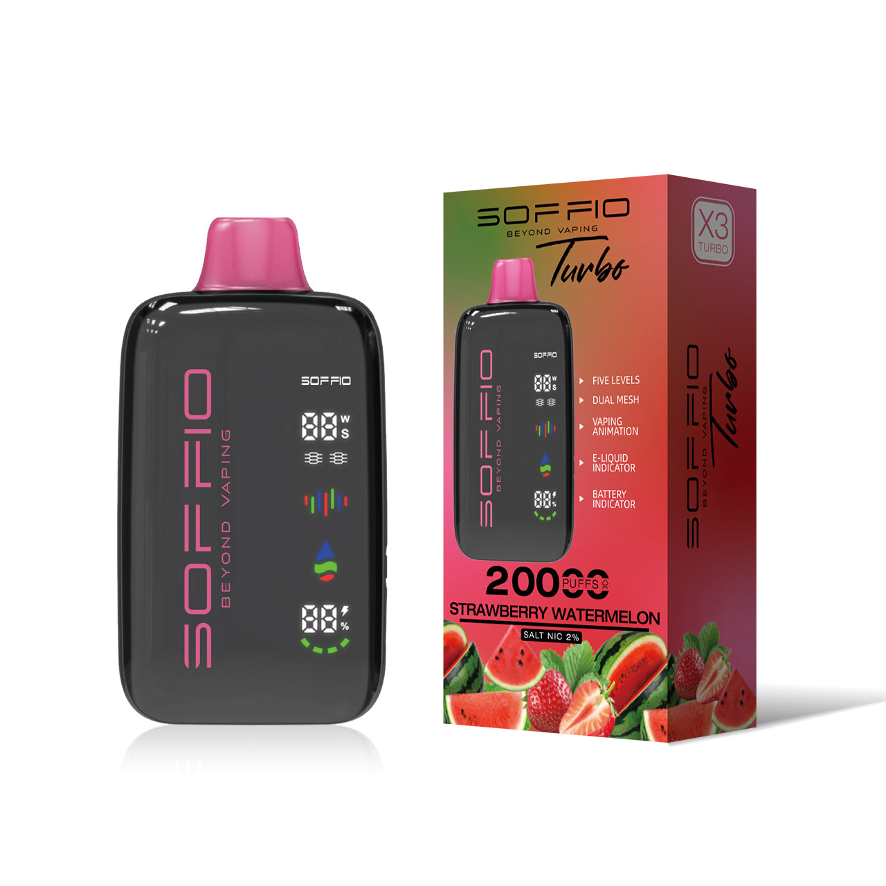 Soffio Turbo Disposable Vape (20,000 Puffs) Vape offer Online Delivery Ruwais