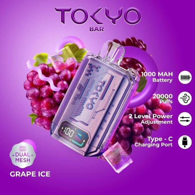 Tokyo Bar Rechargeable Disposable Vape (20,000 Puffs) VAPE SHARJAH AL AIN