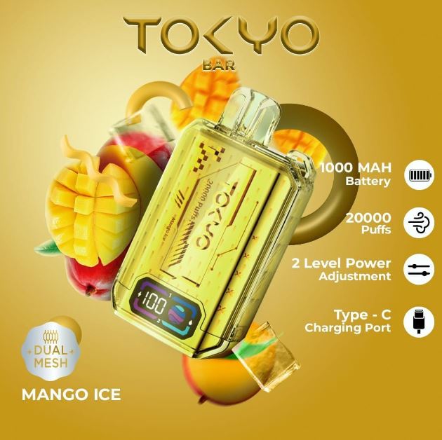 Tokyo Bar Rechargeable Disposable Vape (20,000 Puffs) VAPE OFFER ONLINE SHARJAH