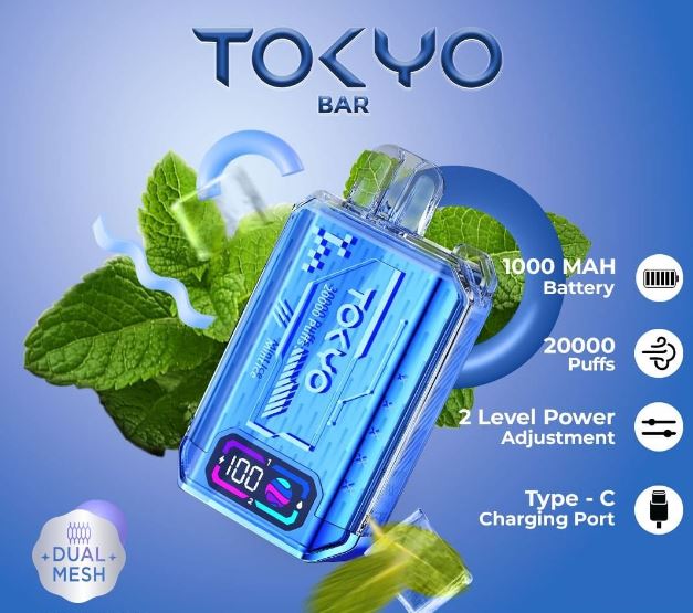 Tokyo Bar Rechargeable Disposable Vape (20,000 Puffs) VAPE AJMAN RUWAIS