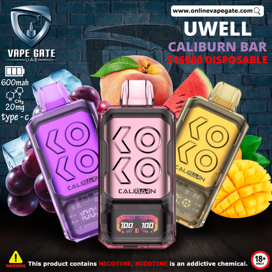 Uwell - Caliburn Bar S16000 Disposable Vape vape same day delivery dubai