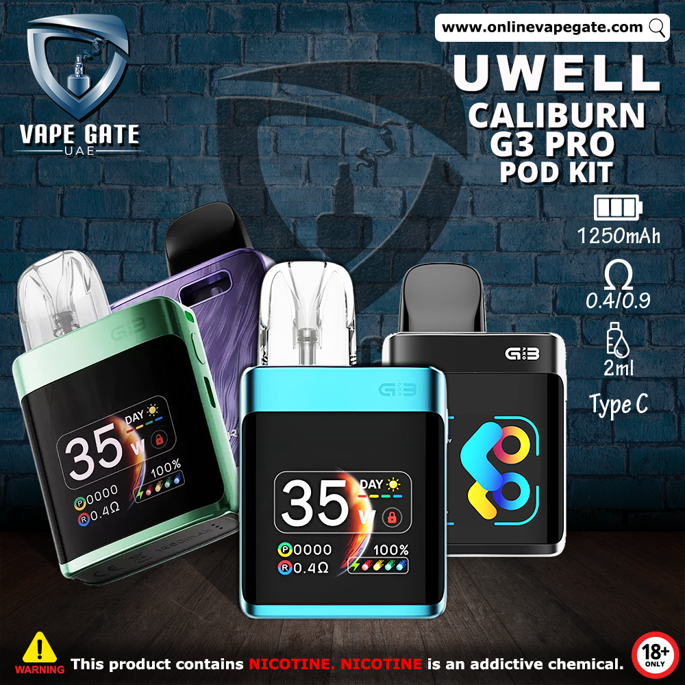 Uwell Caliburn G3 Pro Koko Pod System Kit 1250mAh Same-day vape delivery in Dubai