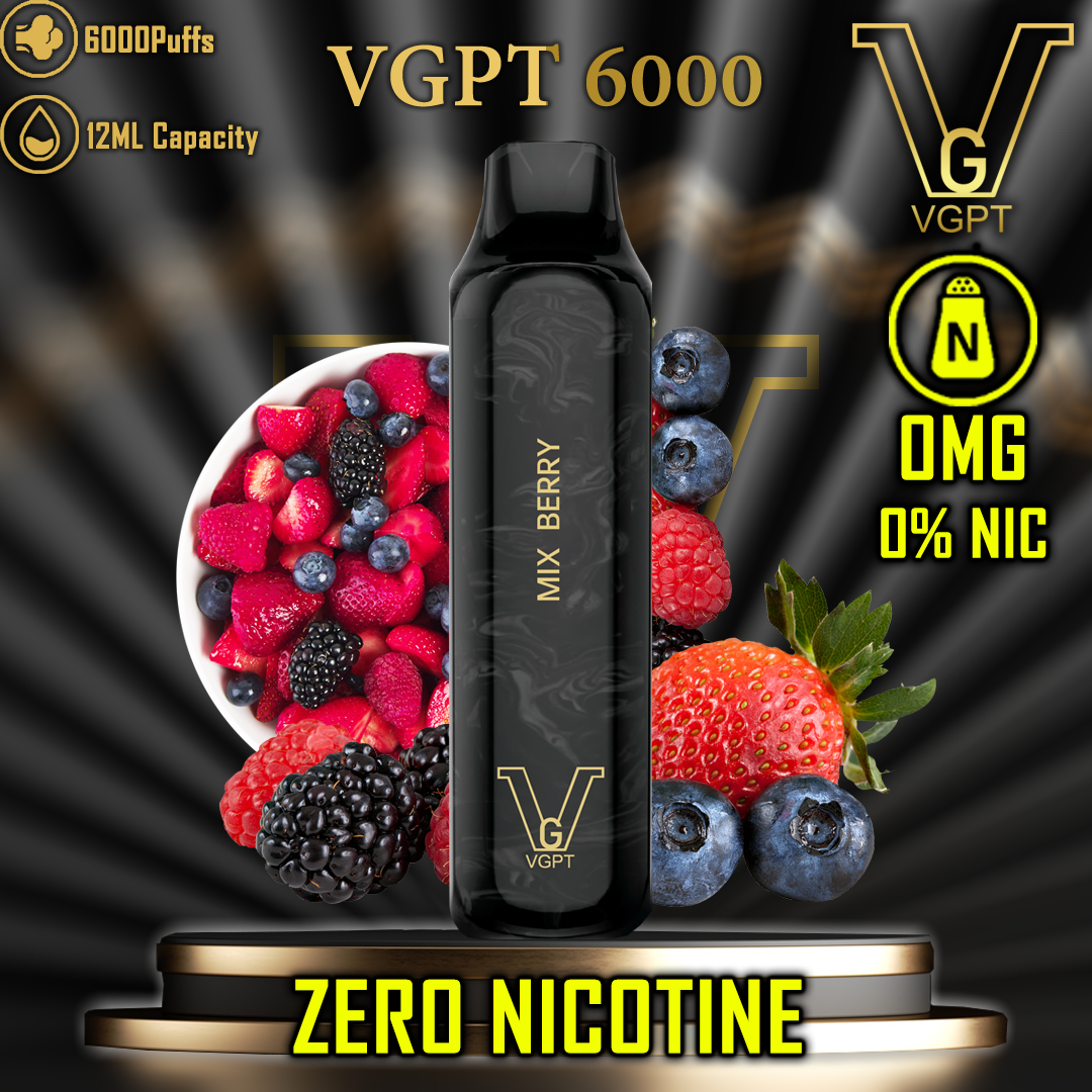 VGPT Best Disposable Vape Zero Nicotine UAE -  Same Day Vape Delivery 