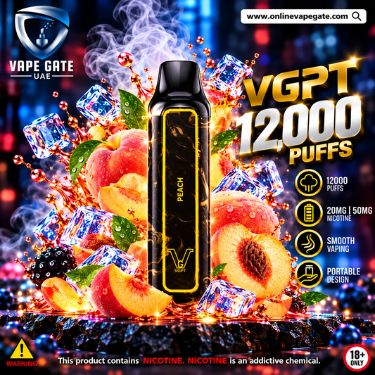 VGPT 12,000 Puffs Disposable Vape Peach - Vape Delivery Dubai