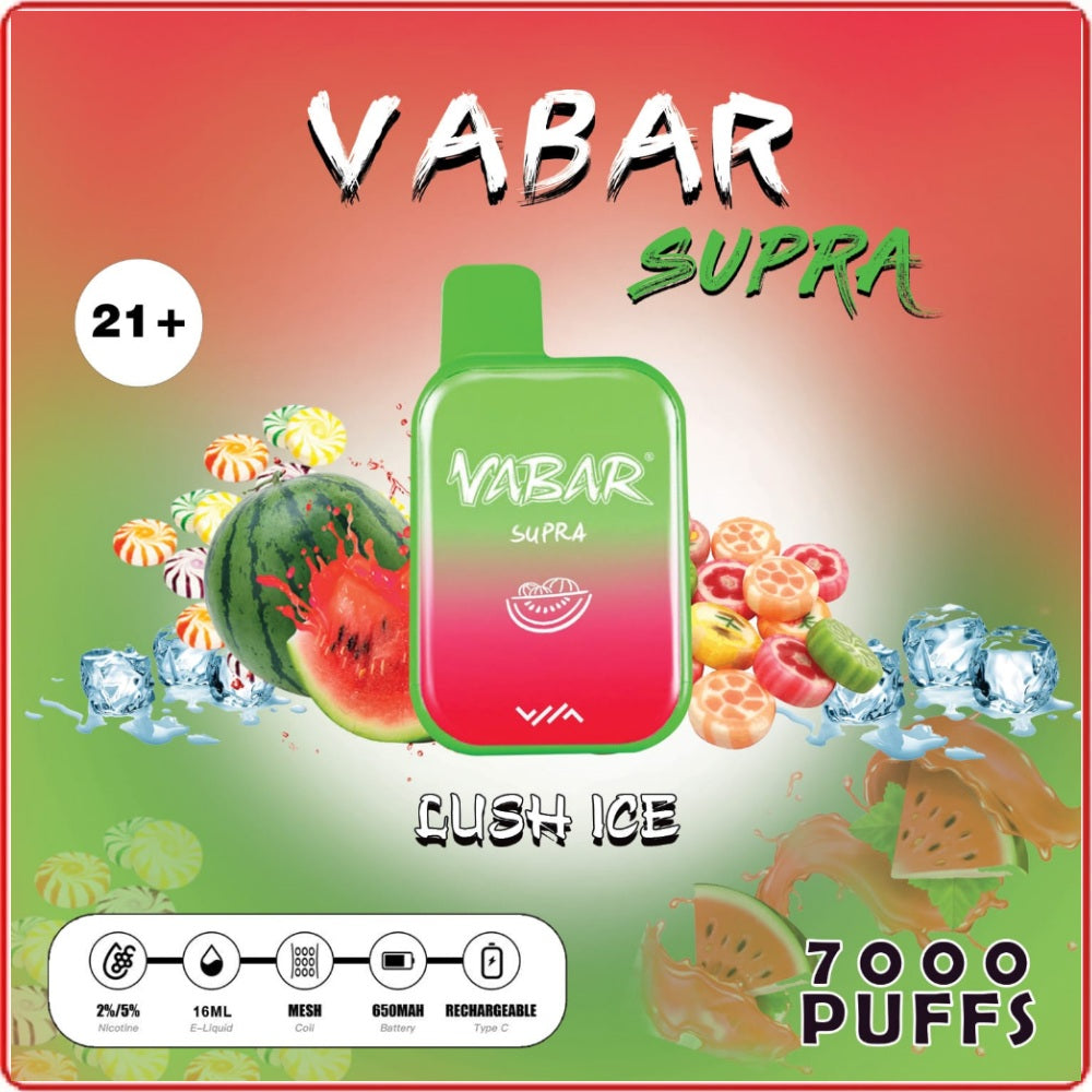 Vabar Supra Disposable Vape Device (7000 Puffs) ABU DHABI DUBAI AL AIN SHARJAH FUJAIRAH KSA