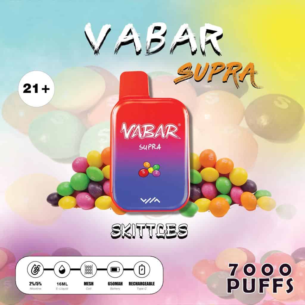 Vabar Supra Disposable Vape Device (7000 Puffs) ABU DHABI DUBAI AL AIN SHARJAH FUJAIRAH KSA