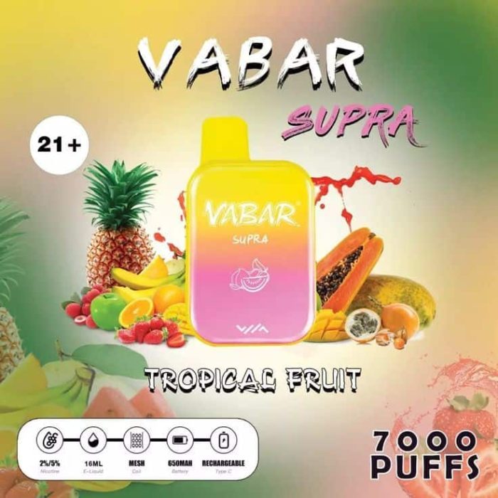 Vabar Supra Disposable Vape Device (7000 Puffs) ABU DHABI DUBAI AL AIN SHARJAH FUJAIRAH KSA