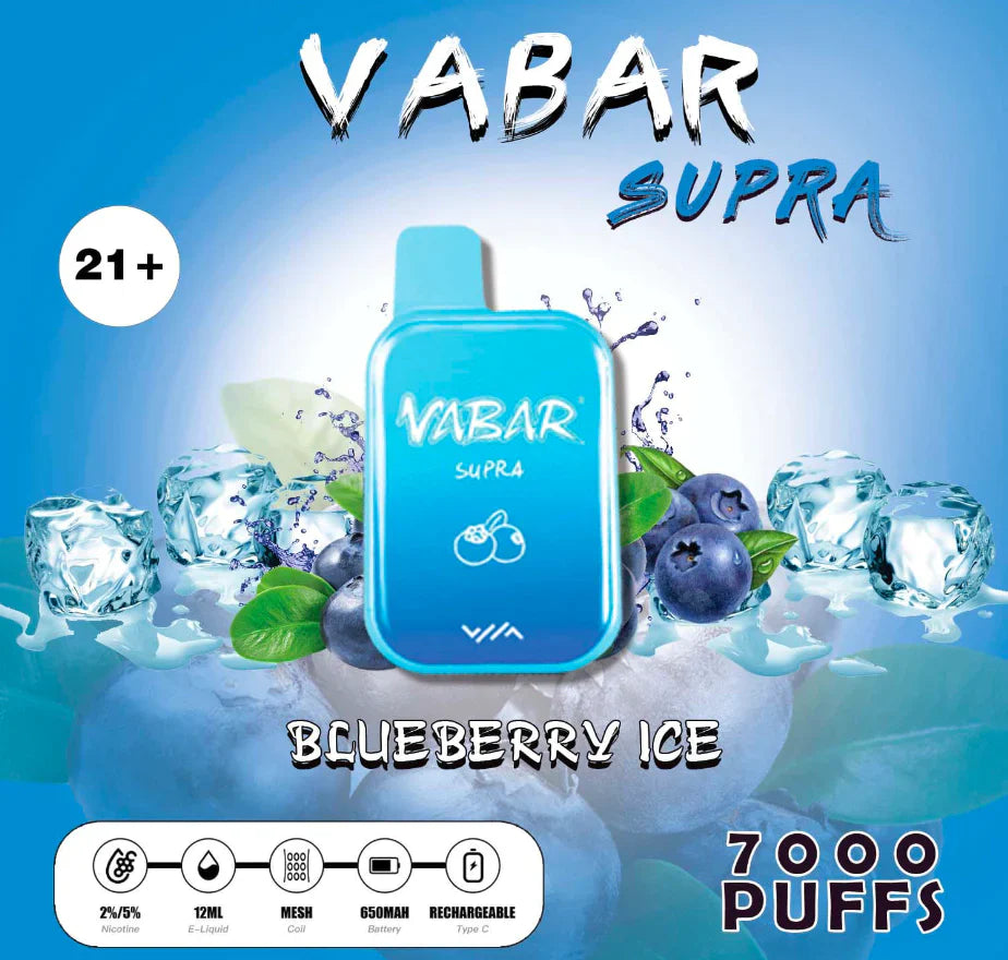 Vabar Supra Disposable Vape Device (7000 Puffs) ABU DHABI DUBAI AL AIN SHARJAH FUJAIRAH KSA