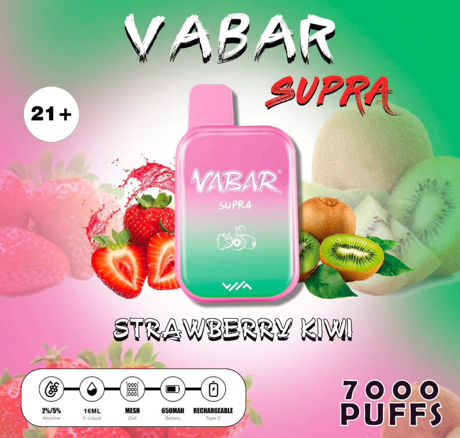 Vabar Supra Disposable Vape Device (7000 Puffs) ABU DHABI DUBAI AL AIN SHARJAH FUJAIRAH KSA