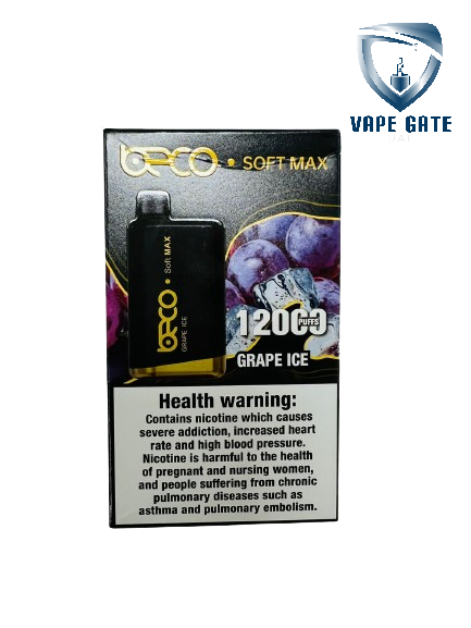 BECO SOFT MAX DISPOSABLE VAPE (12000 PUFFS) VAPE DELIVERY ABU DHABI