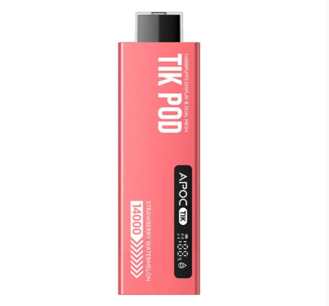 Apoc Tik Pod Rechargeable Disposable Vape (14,000 Puffs)  Vape Online Offer Ajman