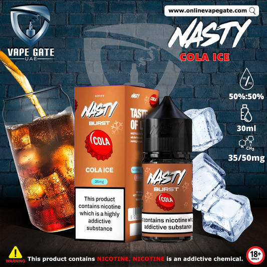 Cola Ice - Nasty Burst 30ml Vape Same Day Delivery Dubai