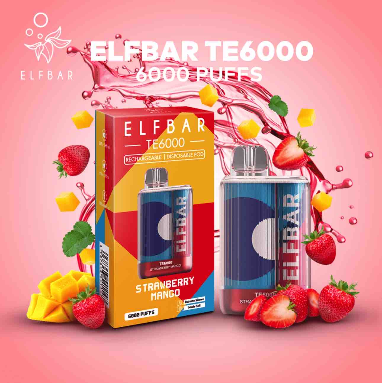 ELF BAR TE6000 Disposable Vape ( 6000 Puffs )