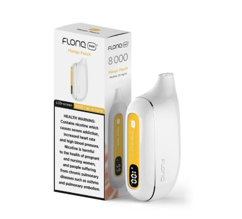 FLONQ MAX S RECHARGEABLE DISPOSABLE VAPES (8,000PUFFS) Vape Duty Free Dubai