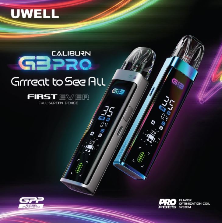 Uwell Caliburn G3 Pro Pod System Kit 1000mAh VAPE DELIVERY ABU DHABI SAME DAY