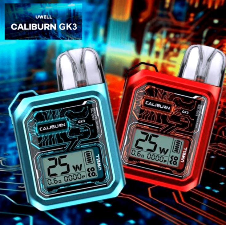 UWELL CALIBURN GK3 POD SYSTEM 900mah vape delivery dubai