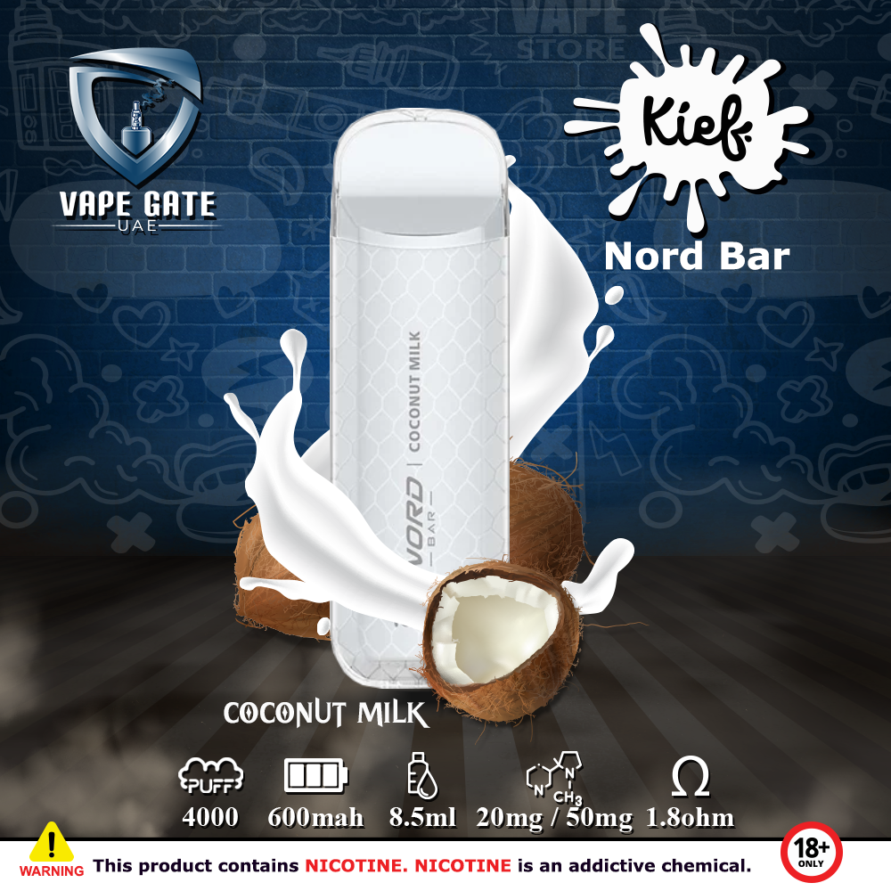 Kief Nord Bar Disposable Pods (4000 Puffs) Abudhabi DUbai KSA