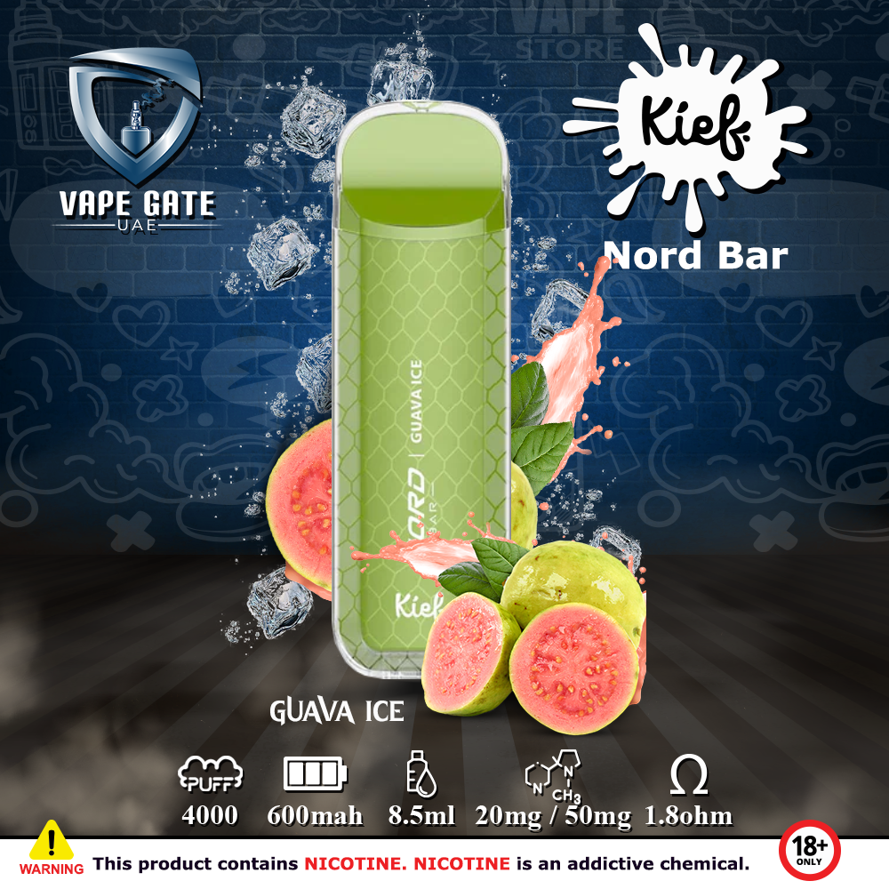 Kief Nord Bar Disposable Pods (4000 Puffs) Abudhabi DUbai KSA