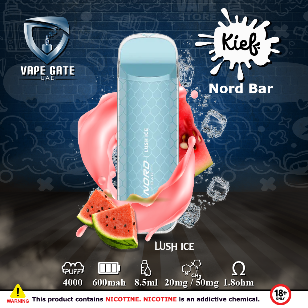 Kief Nord Bar Disposable Pods (4000 Puffs) Abudhabi DUbai KSA