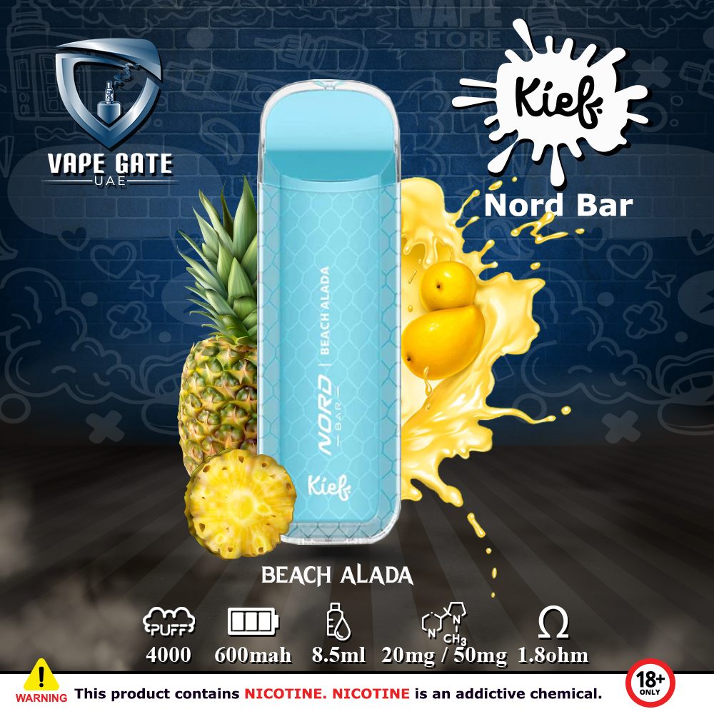 Kief Nord Bar Disposable Pods (4000 Puffs) Abudhabi DUbai KSA