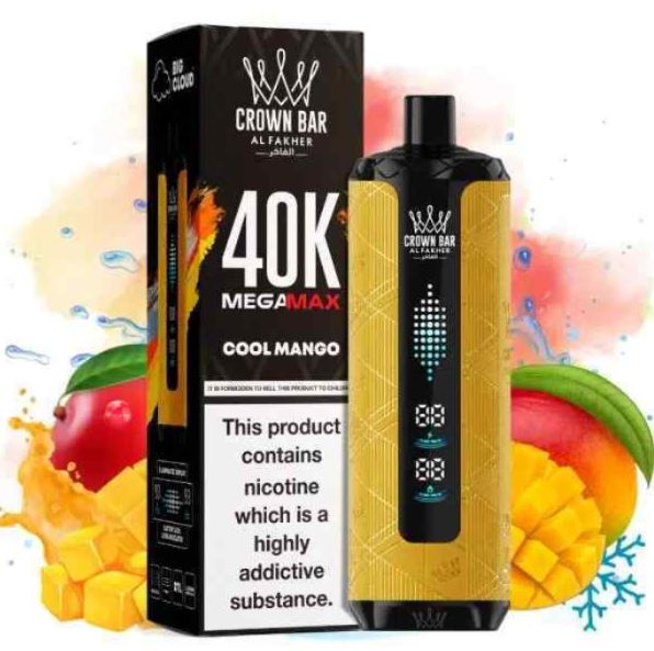Al Fakher - Crown Bar Mega Max 40K Disposable Vape (40,000 Puffs) Vape Offer Online Ajman