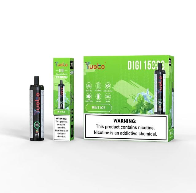 Yuoto Digi 15000 Rechargeable Disposable Vape sam eday delivery abu dhabi