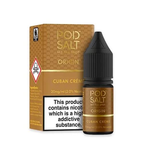 Pod Salt - Origin Cuban Creme Saltnic vape delivery sharjah