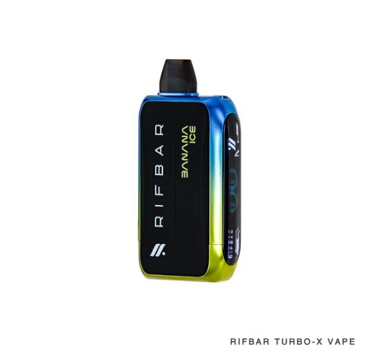 Rifbar Turbo X Rechargeable Disposable Vape (25,000 Puffs) best vape 2025