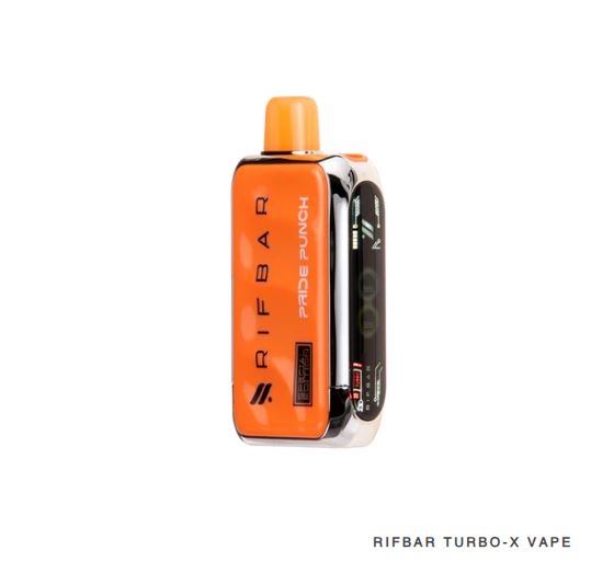 Rifbar Turbo X Rechargeable Disposable Vape (25,000 Puffs) vaping style fujairah