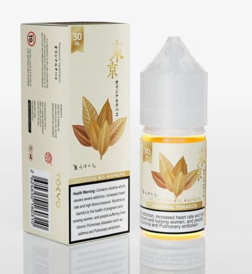 Tokyo Original Tobacco Saltnic 30ml vape offer online ruwais al ain