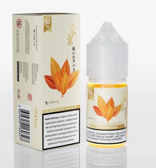 Tokyo Dry Tobacco Saltnic 30ml vape delivery ajman fujairah