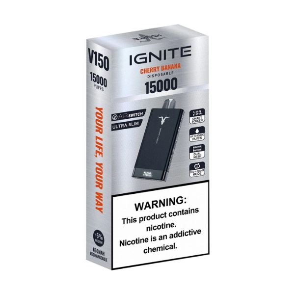 IGNITE - V150 Rechargeable Disposable Vape (15,000 Puffs) vape delivery abu dhabi