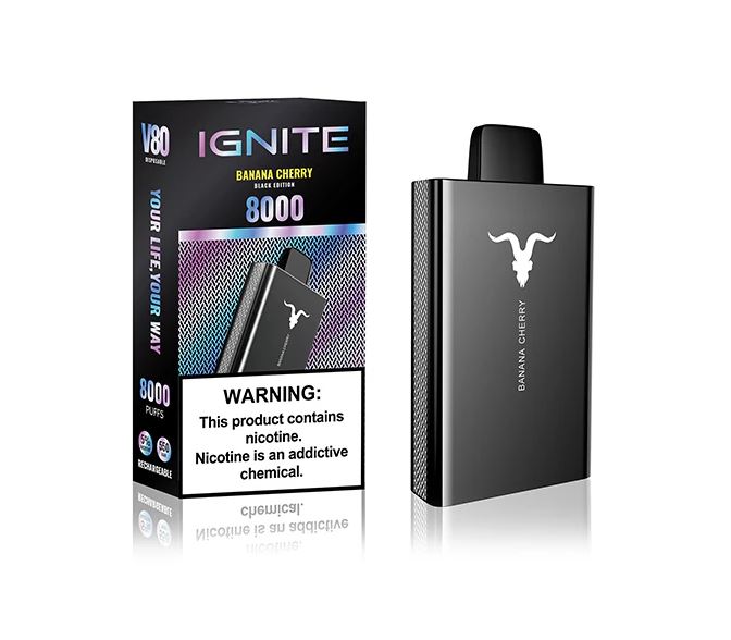 IGNITE - V80 Rechargeable Disposable Vape (8000 Puffs) vape offer ruwais