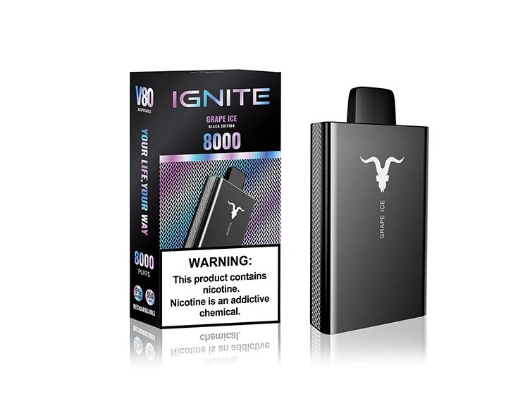 IGNITE - V80 Rechargeable Disposable Vape (8000 Puffs) vape ruwais