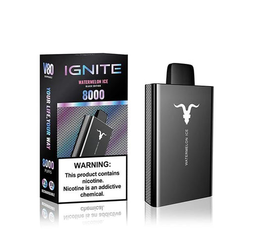 IGNITE - V80 Rechargeable Disposable Vape (8000 Puffs) vape delivery dubai