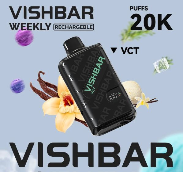 Vishbar Weekly Rechargeable Disposable Vape (20,000 Puffs) Vape Ajman